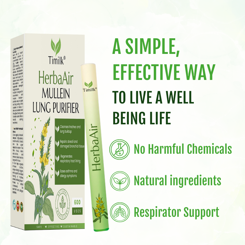 Timilk® HerbaAir Mullein Lung Purifier⭐