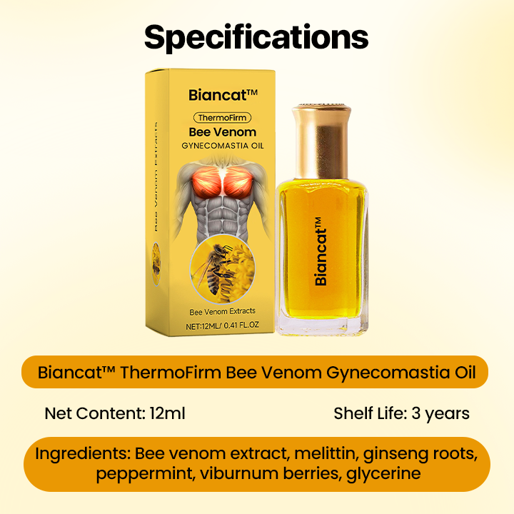 Biancat™ ThermoFirm Bee Venom Gynecomastia Oil⭐
