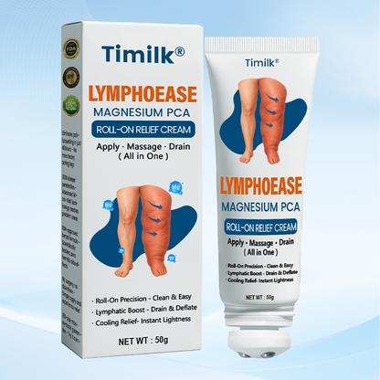 ✅ Official Store: Timilk® LymphoEase Magnesium PCA Roll-On Relief Cream 🔥 FDA Certified (Clinically Proven Relief for Lymphedema, Leg Swelling & Poor Circulation 🩺)