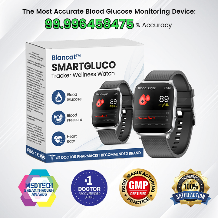 Biancat™ SmartGluco Tracker Wellness Watch