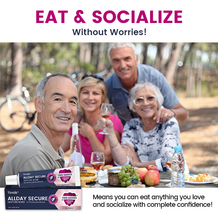 Timilk® AllDay Secure Denture Bond⭐