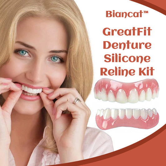 🎈Limited Time Only, 60% Off! ⏰Biancat™ GreatFit Denture Silicone Reline-Kit