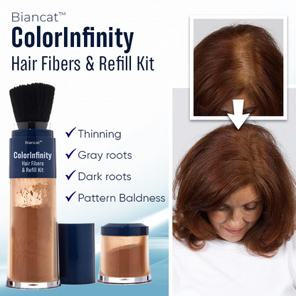 Biancat™ ColorInfinity Hair Fibers & Refill Kit